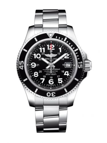 Superocean II 42 Stainless Steel / Volcano Black / Bracelet
