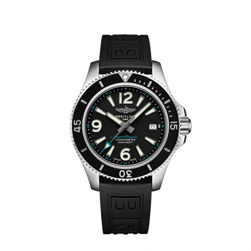 Superocean 42 Stainless Steel / Black - Premiers de Cordée
