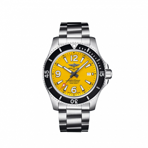 Superocean 44 Stainless Steel / Yellow / Bracelet
