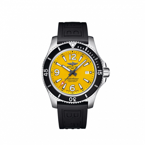 Superocean 44 Stainless Steel / Yellow / Rubber - Pin