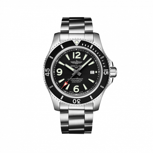 Superocean 44 Stainless Steel / Black / Bracelet