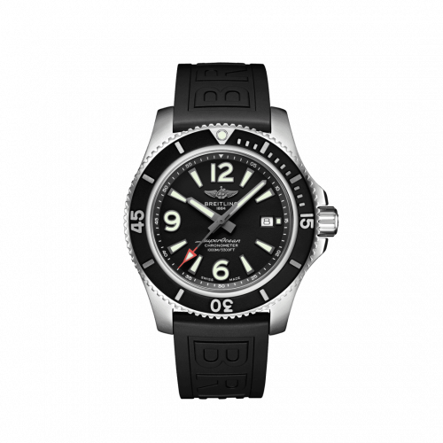 Superocean 44 Stainless Steel / Black / Rubber / Folding