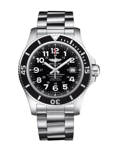 Superocean II 44 Stainless Steel / Black / Volcano Black / Bracelet