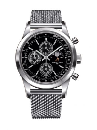Transocean Chronograph 1461 Stainless Steel / Black / Bracelet