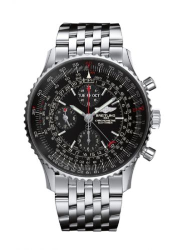 Navitimer 1884 Stainless Steel / Black / Bracelet