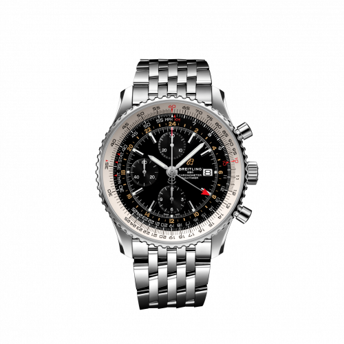 Navitimer 1 Chronograph GMT 46 Stainless Steel / Black / Bracelet