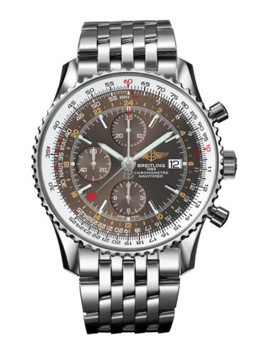 Navitimer World Stainless Steel / Panamerican Bronze / Bracelet