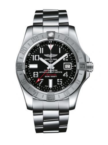 Avenger II GMT Stainless Steel / Volcano Black / Bracelet