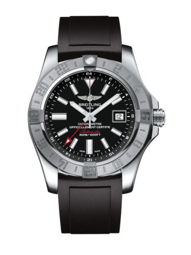 Avenger II GMT Stainless Steel / Volcano Black / Rubber