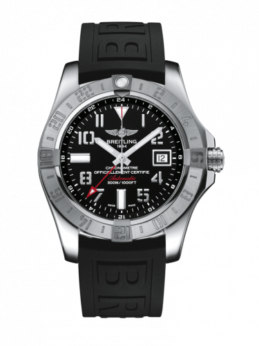 Avenger II GMT Stainless Steel / Volcano Black / Rubber / Pin