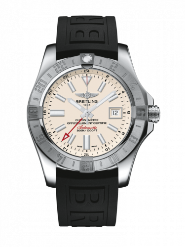 Avenger II GMT Stainless Steel / Stratus Silver / Rubber / Folding