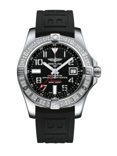 Avenger II GMT Stainless Steel / Diamond / Volcano Black / Rubber