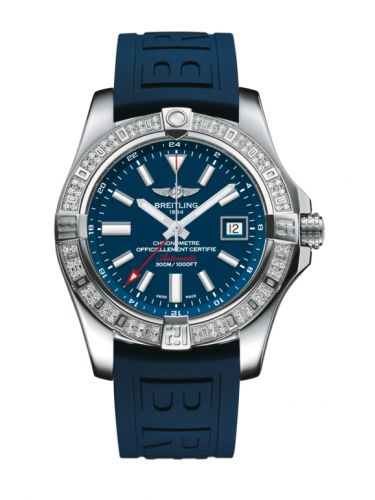 Avenger II GMT Stainless Steel / Diamond / Mariner Blue / Rubber