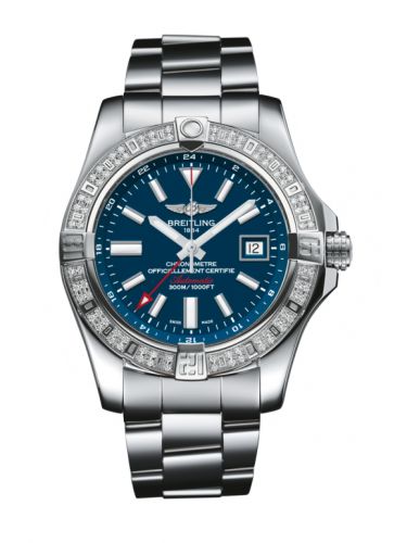 Avenger II GMT Stainless Steel / Diamond / Mariner Blue / Bracelet