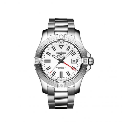 Avenger Automatic GMT 43 Stainless Steel / White / Bracelet
