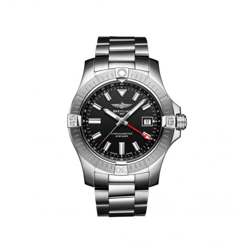 Avenger Automatic GMT 43 Stainless Steel / Black / Bracelet