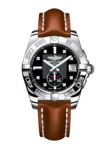 Galactic 36 Automatic Stainless Steel / Volcano Black Diamond / Calf