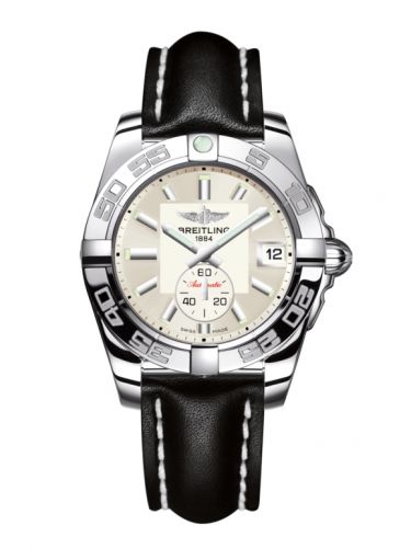 Galactic 36 Automatic Stainless Steel / Stratus Silver / Calf