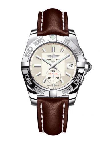 Galactic 36 Automatic Stainless Steel / Stratus Silver / Calf