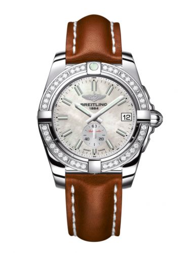 Galactic 36 Automatic Stainless Steel / Diamond / Pearl / Calf