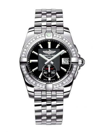 Galactic 36 Automatic Stainless Steel / Diamond / Volcano Black / Bracelet