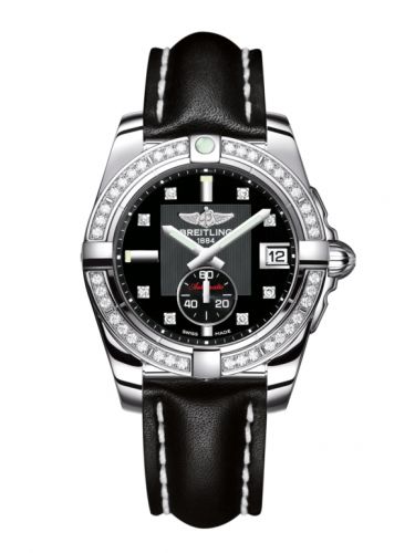 Galactic 36 Automatic Stainless Steel / Diamond / Volcano Black Diamond / Calf