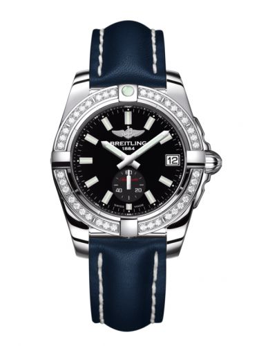 Galactic 36 Automatic Stainless Steel / Diamond / Onyx Black / Calf