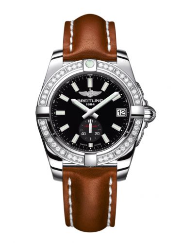Galactic 36 Automatic Stainless Steel / Diamond / Onyx Black / Calf
