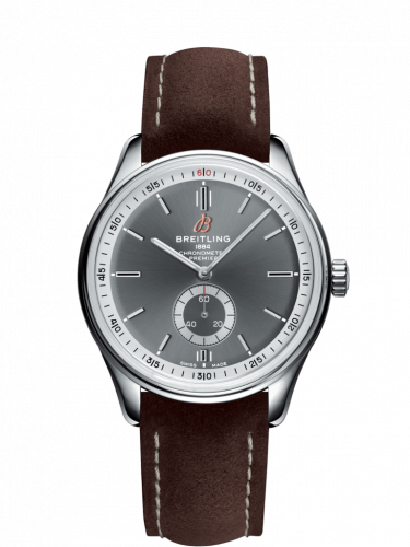 Premier Automatic 40 Stainless Steel / Anthracite / Nubuck Brown / Folding