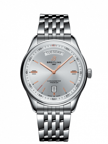 Premier Automatic Day & Date 40 Stainless Steel / Silver / Bracelet
