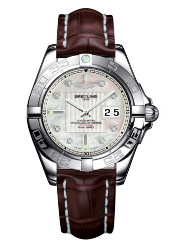 Galactic 41 Stainless Steel / Pearl Diamond / Croco