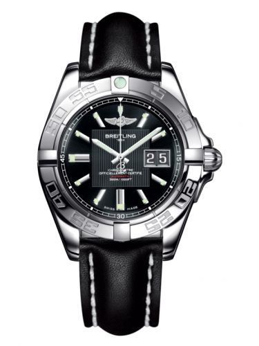 Galactic 41 Stainless Steel / Trophy Black / Calf
