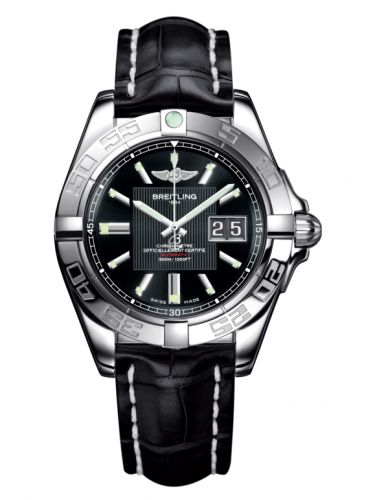 Galactic 41 Stainless Steel / Trophy Black / Croco
