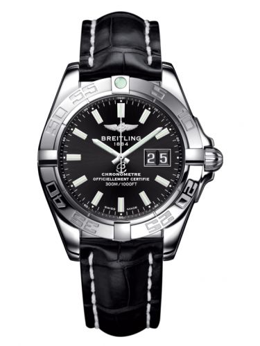 Galactic 41 Stainless Steel / Onyx Black / Croco