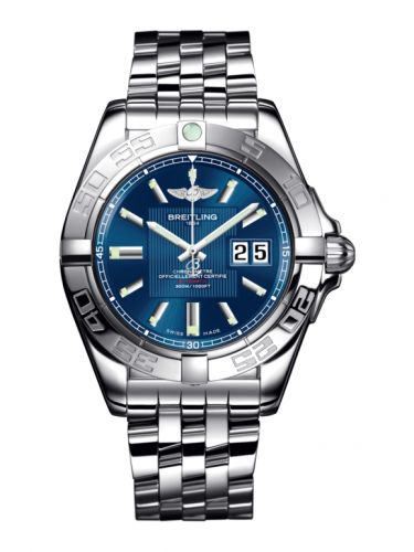 Galactic 41 Stainless Steel / Metallica Blue / Bracelet