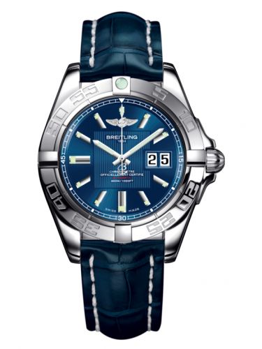 Galactic 41 Stainless Steel / Metallica Blue / Croco