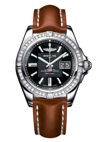 Galactic 41 Stainless Steel / Diamond / Trophy Black / Calf