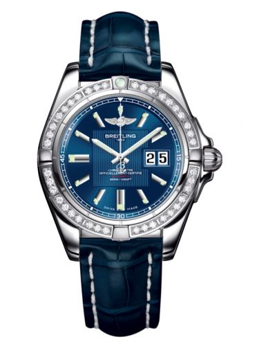 Galactic 41 Stainless Steel / Diamond / Metallica Blue / Croco