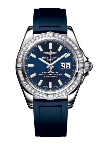 Galactic 41 Stainless Steel / Diamond / Horizon Blue / Rubber