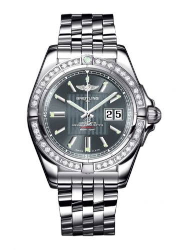 Galactic 41 Stainless Steel / Diamond / Tomcat Gray / Bracelet