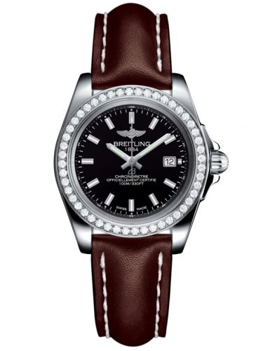 Galactic 32 Sleek Edition Stainless Steel / Diamond / Trophy Black / Calf