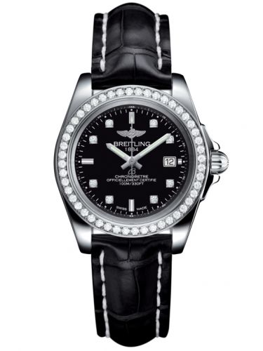 Galactic 32 Sleek Edition Stainless Steel / Diamond / Trophy Black Diamond / Croco