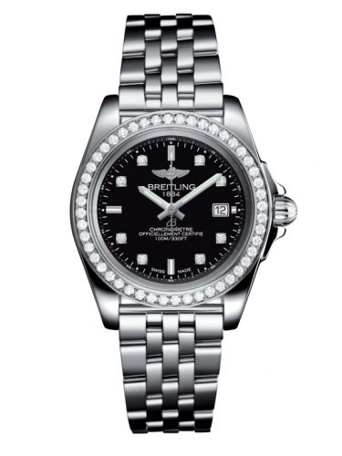 Galactic 32 Sleek Edition Stainless Steel / Diamond / Trophy Black Diamond / Bracelet