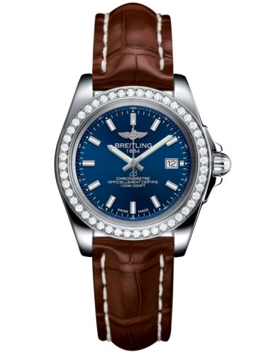 Galactic 32 Sleek Edition Stainless Steel / Diamond / Horizon Blue / Croco
