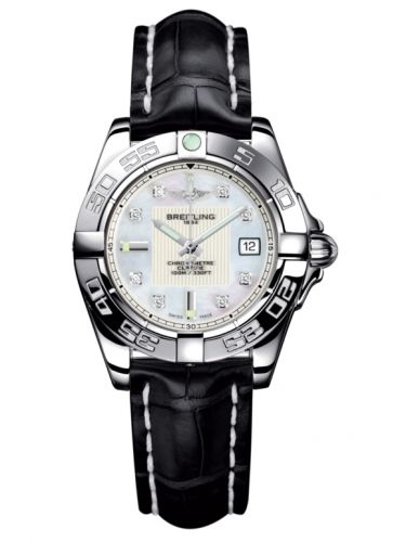 Galactic 32 Stainless Steel / Pearl Diamond / Croco