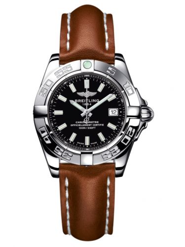 Galactic 32 Stainless Steel / Onyx Black / Calf
