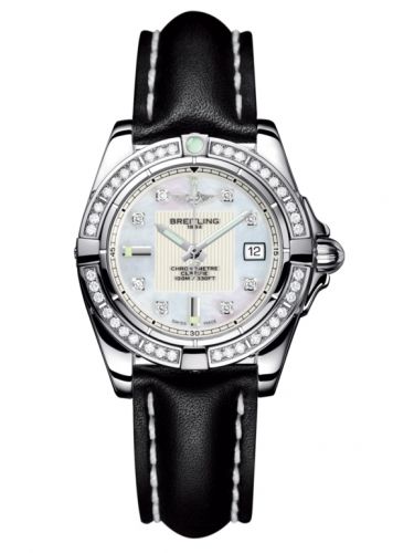 Galactic 32 Stainless Steel / Diamond / Pearl Diamond / Calf