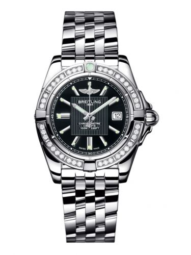 Galactic 32 Stainless Steel / Diamond / Trophy Black / Bracelet