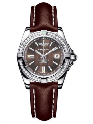 Galactic 32 Stainless Steel / Diamond / Solar Bronze / Calf