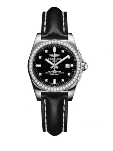 Galactic 29 Stainless Steel / Diamond / Trophy Black Diamond / Calf